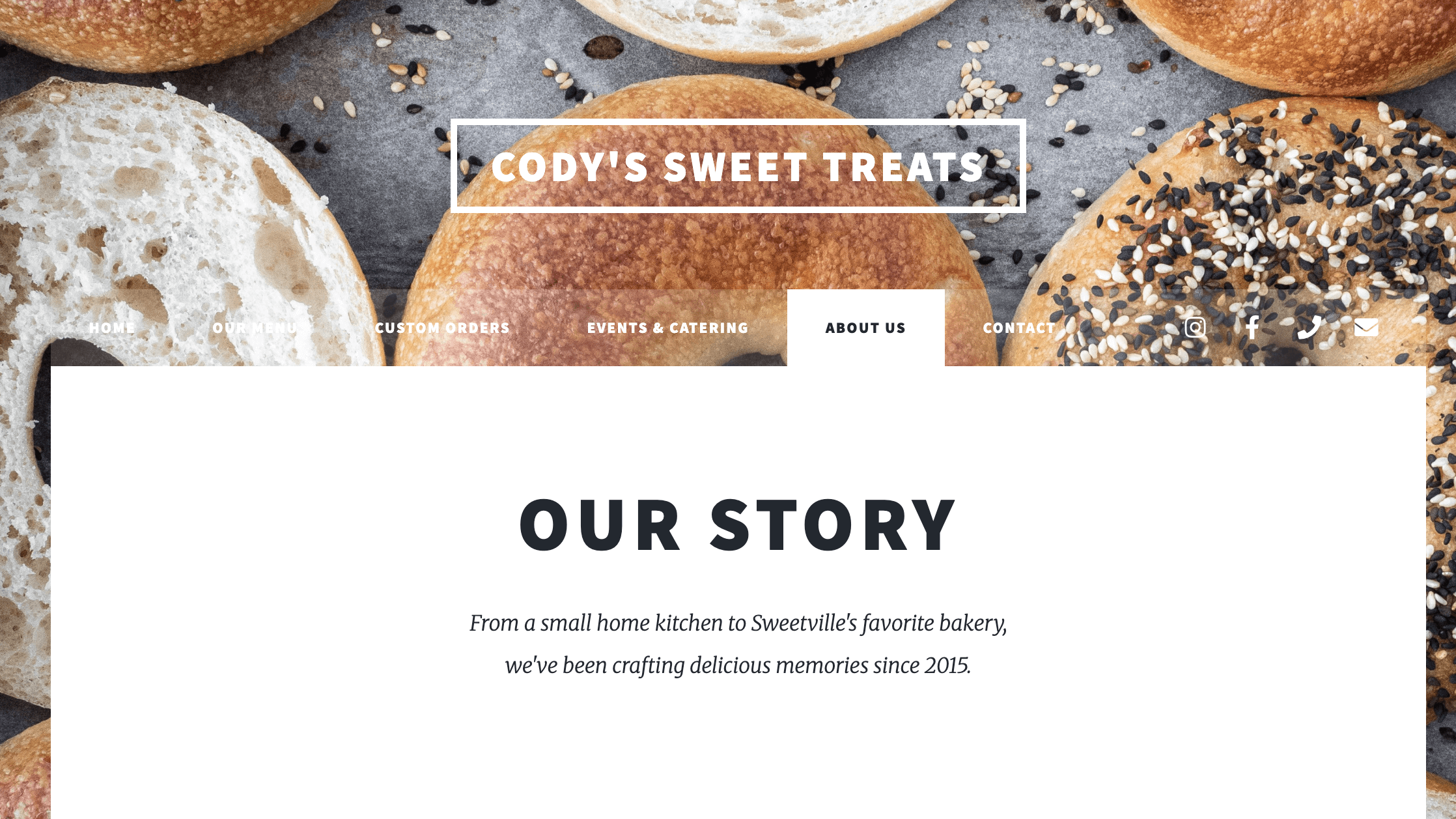 Bakery Website
